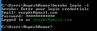 Login To Heroku